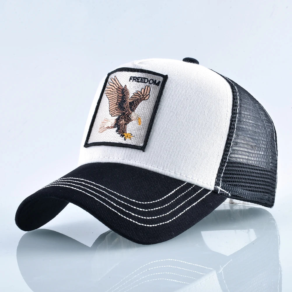 Embroidery Goat Patch Four Seasons Baseball Cap For Men Women
