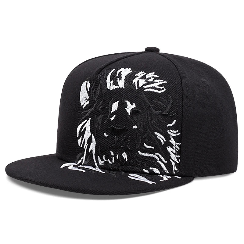 2025 New Lion Eagle Embroidered Fashion Men's Street Hip Hop Hat