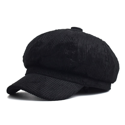 Vintage English Newsboy Cap - Women's Octagonal Beret