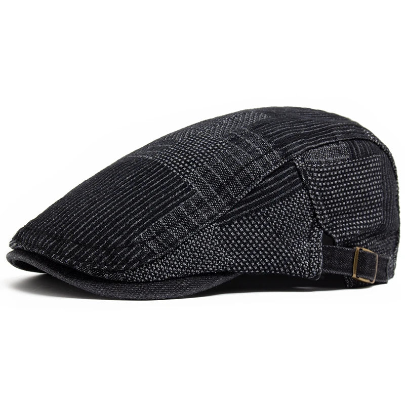 Denim Vintage Beret Men Newsboy Caps Summer