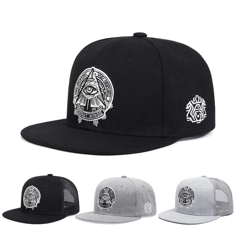 Spring Unisex Luxury High Quality Cap Mesh Snapback Cap for Man Woman
