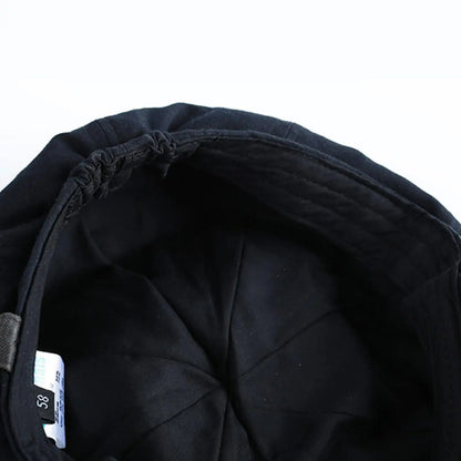 British Style Newsboy Cap Men Cotton Ascot Cap Dad Vintage New Brand Spring Flat Cap