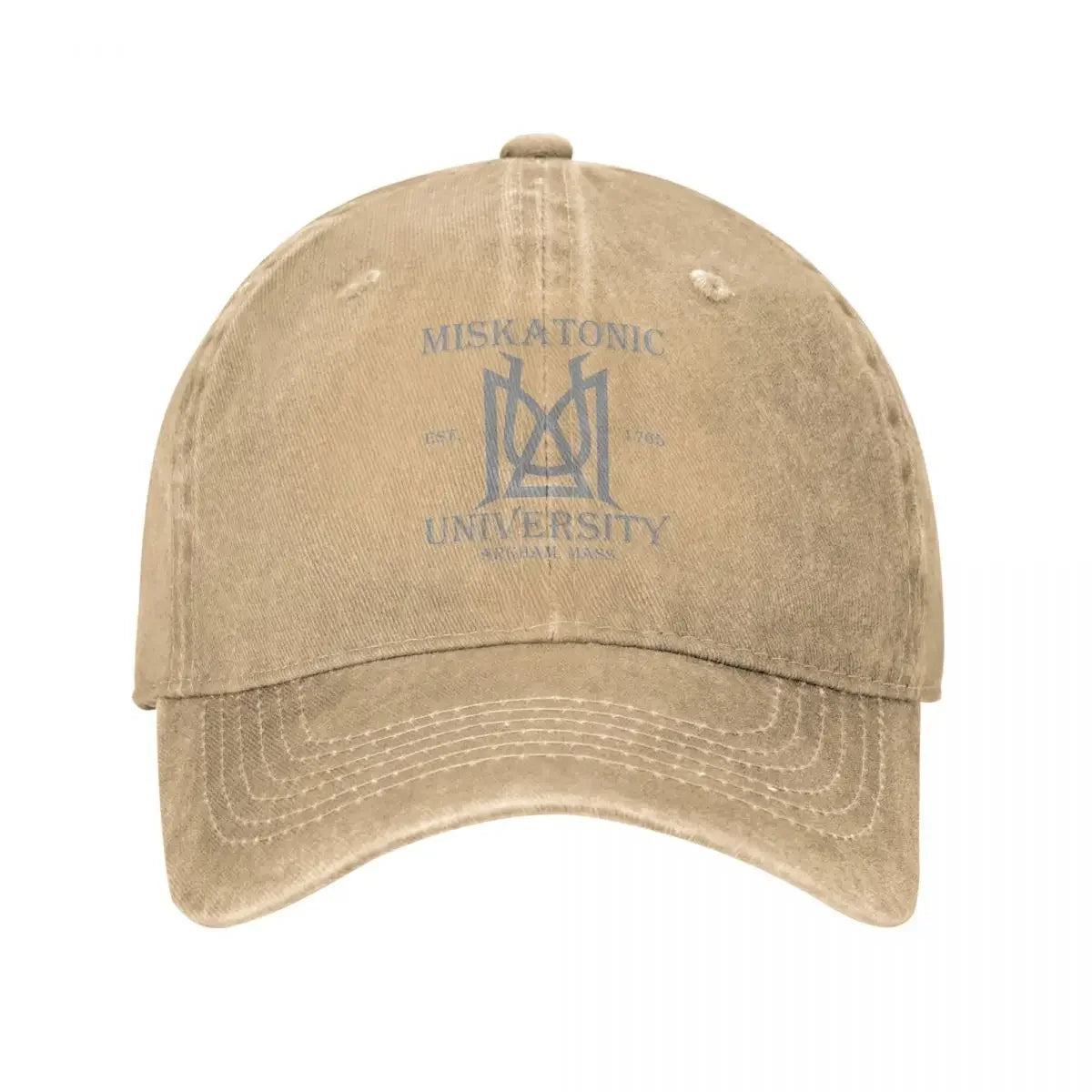 Miskatonic University Lovecraft Men Women Baseball Caps Distressed Denim Caps Hat