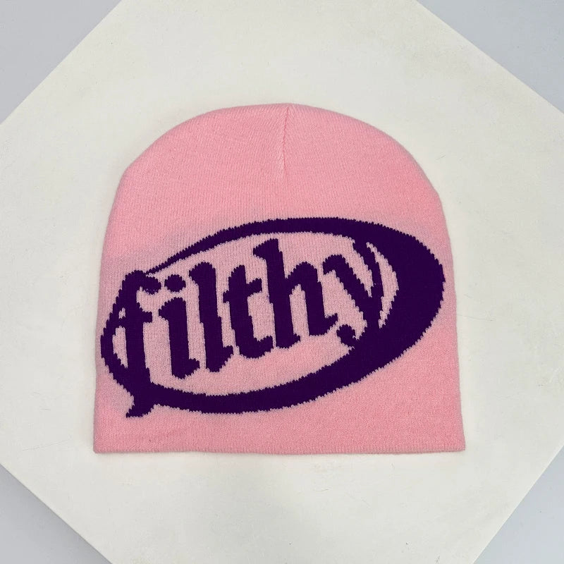 Autumn And Winter New Unisex European Style Letter Knitted Hats