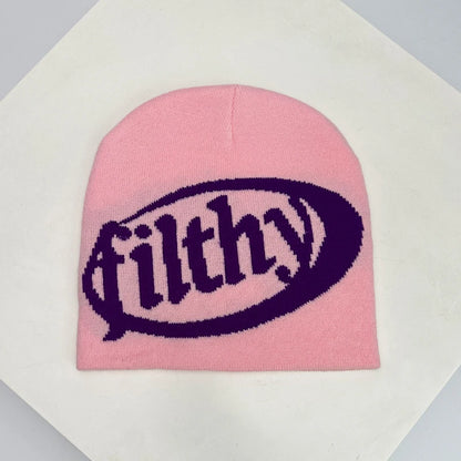 Autumn And Winter New Unisex European Style Letter Knitted Hats