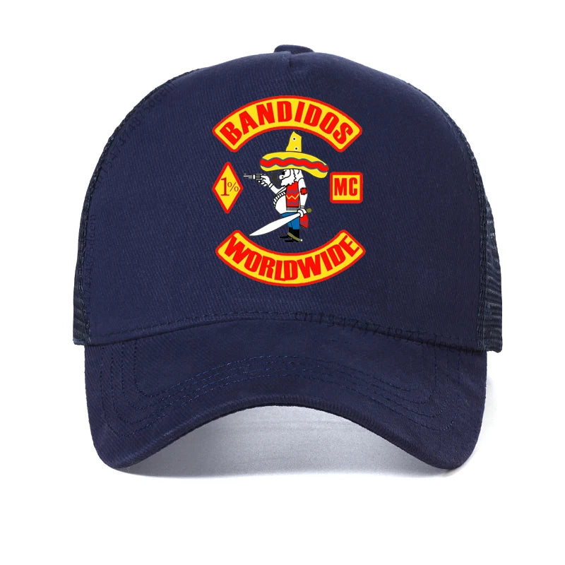 Bandidos Motorcycle Club Men Baseball Cap Summer
