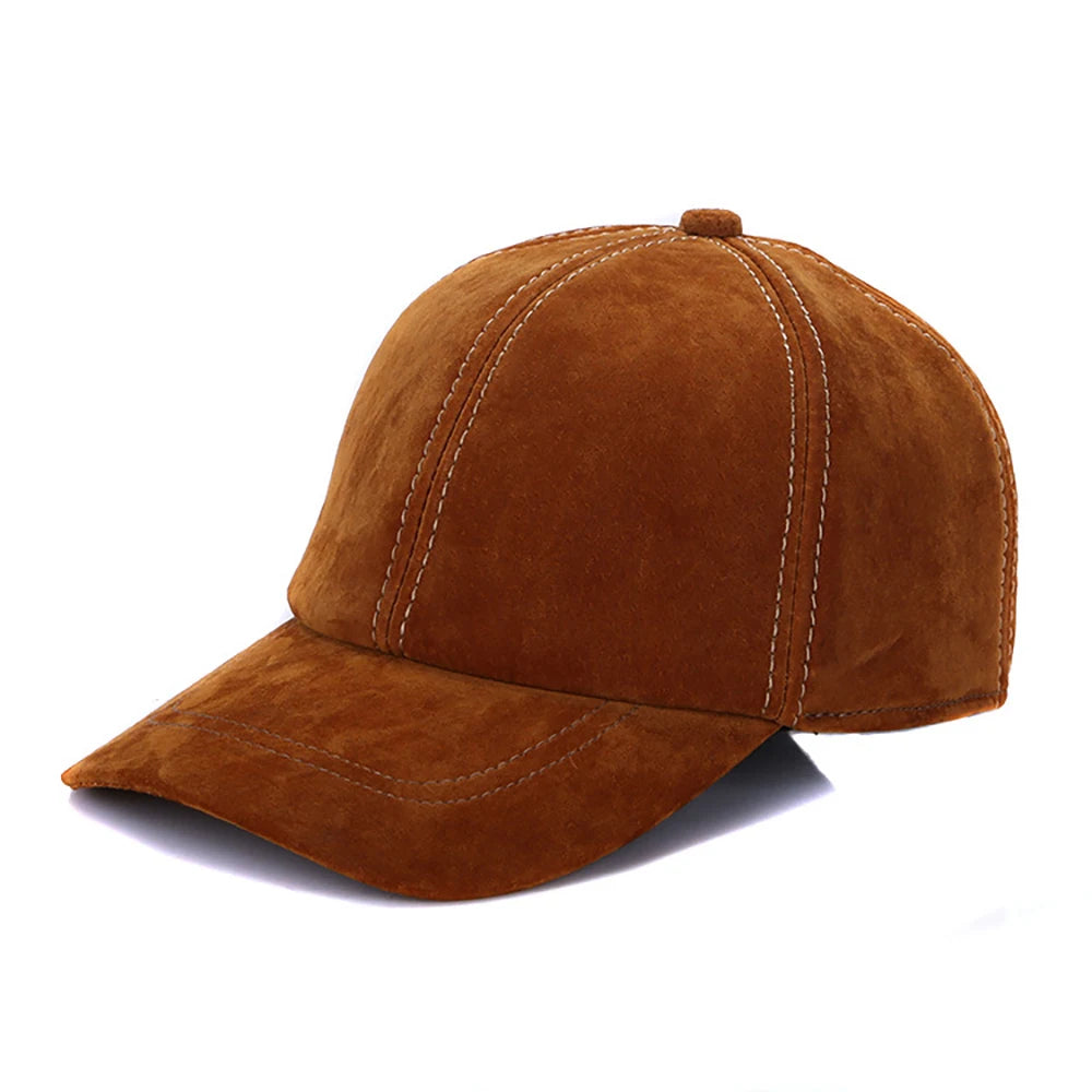 New 2026 Street Hip Hop Hat Leather Hat Fashion Adult Leather Hat