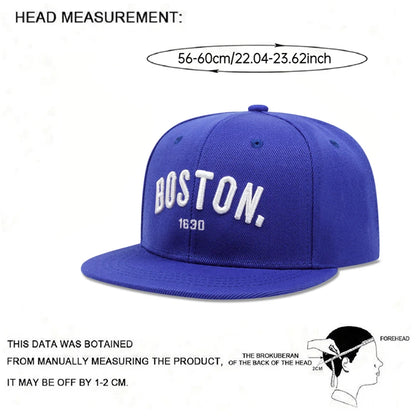 Flat Edge Hat Boston 1630 Street Hip Hop Hat