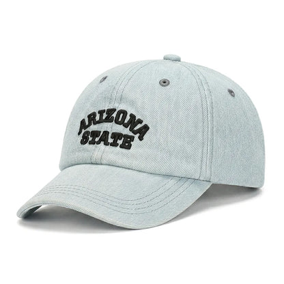 European And American Retro Washed Denim Baseball Cap