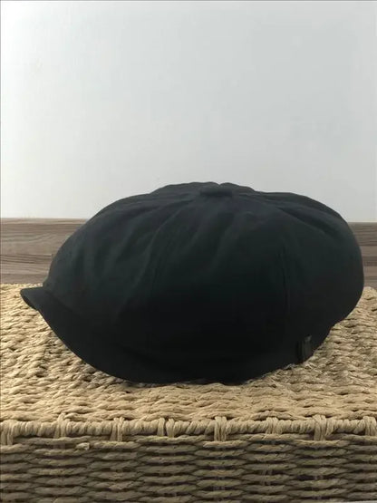 Cotton Linen Octagonal Ivy Hat Women Fashion Berets