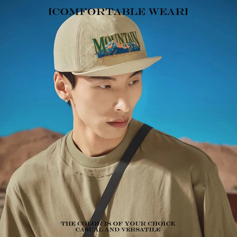 Men Women Mountain Letters Embroidery Baseball Hats