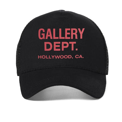 Gallery Dept Print Baseball Cap Vintage Streets Fashion Casual Hats Summer