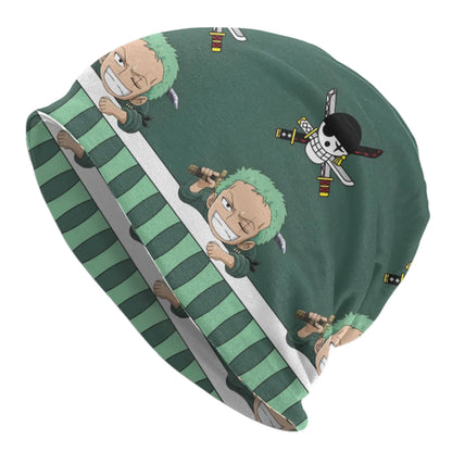 One P-Pieces Zoro Beanie Cap Unisex Winter Warm Bonnet Homme Knitting Hats