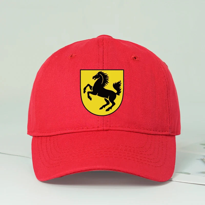 Printed Soft-Top Baseball Cap