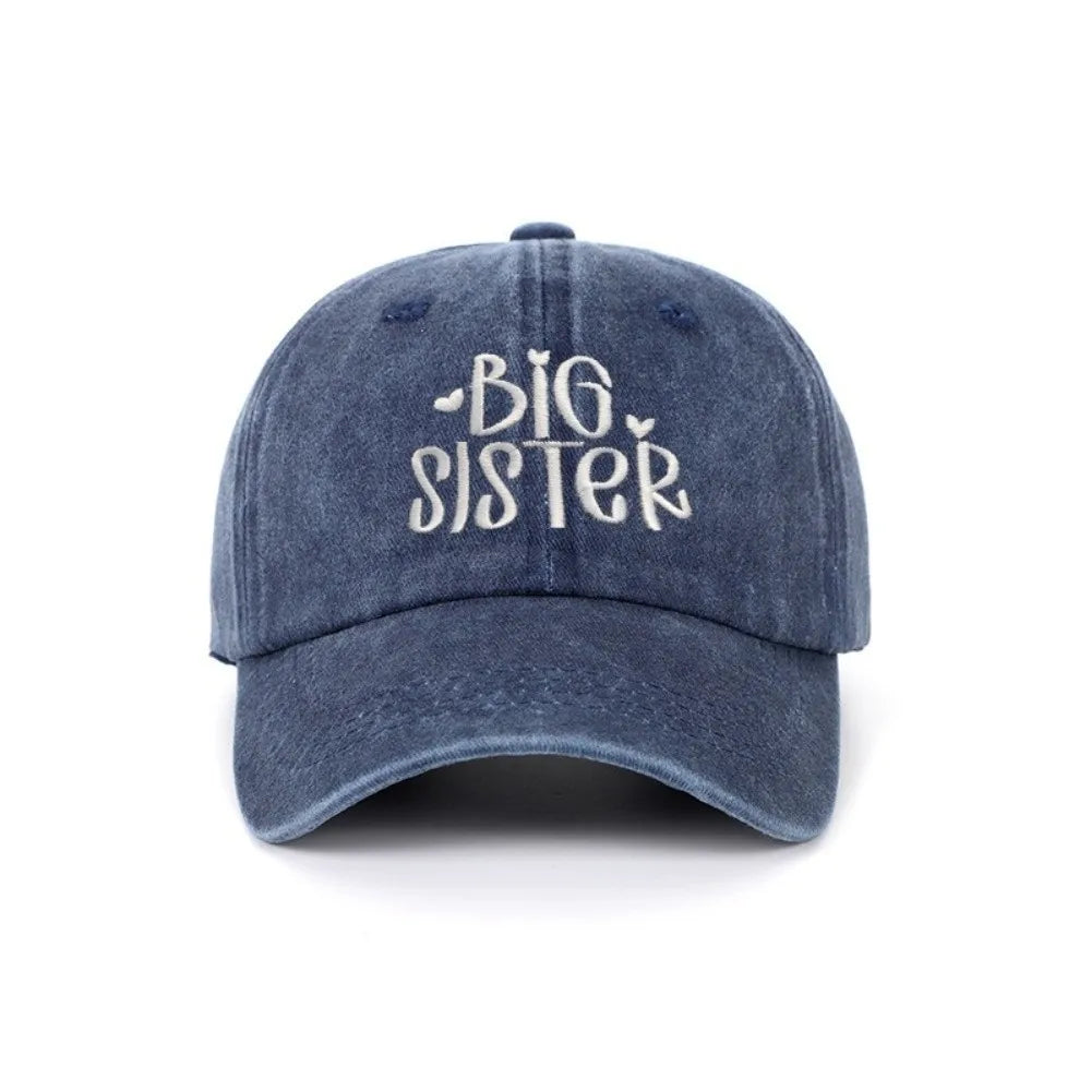 Fashion Washed Cotton Big Brother Big Sister Caps