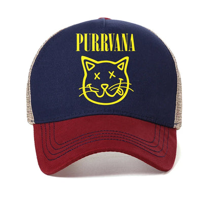 2026 Purrvana Cat Baseball Cap Summer For Men Women
