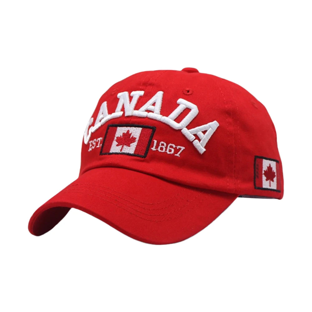 Canada Baseball Cap Maple Leaf Baseball Hat