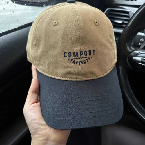 American Retro Color-Block Baseball Cap
