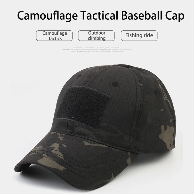 1pc Baseball Caps Camouflage Tactical Outdoor Soldier Combat Paintball Hat Summer