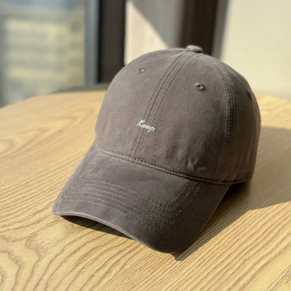Embroidery Sun Hat Cotton Baseball Cap