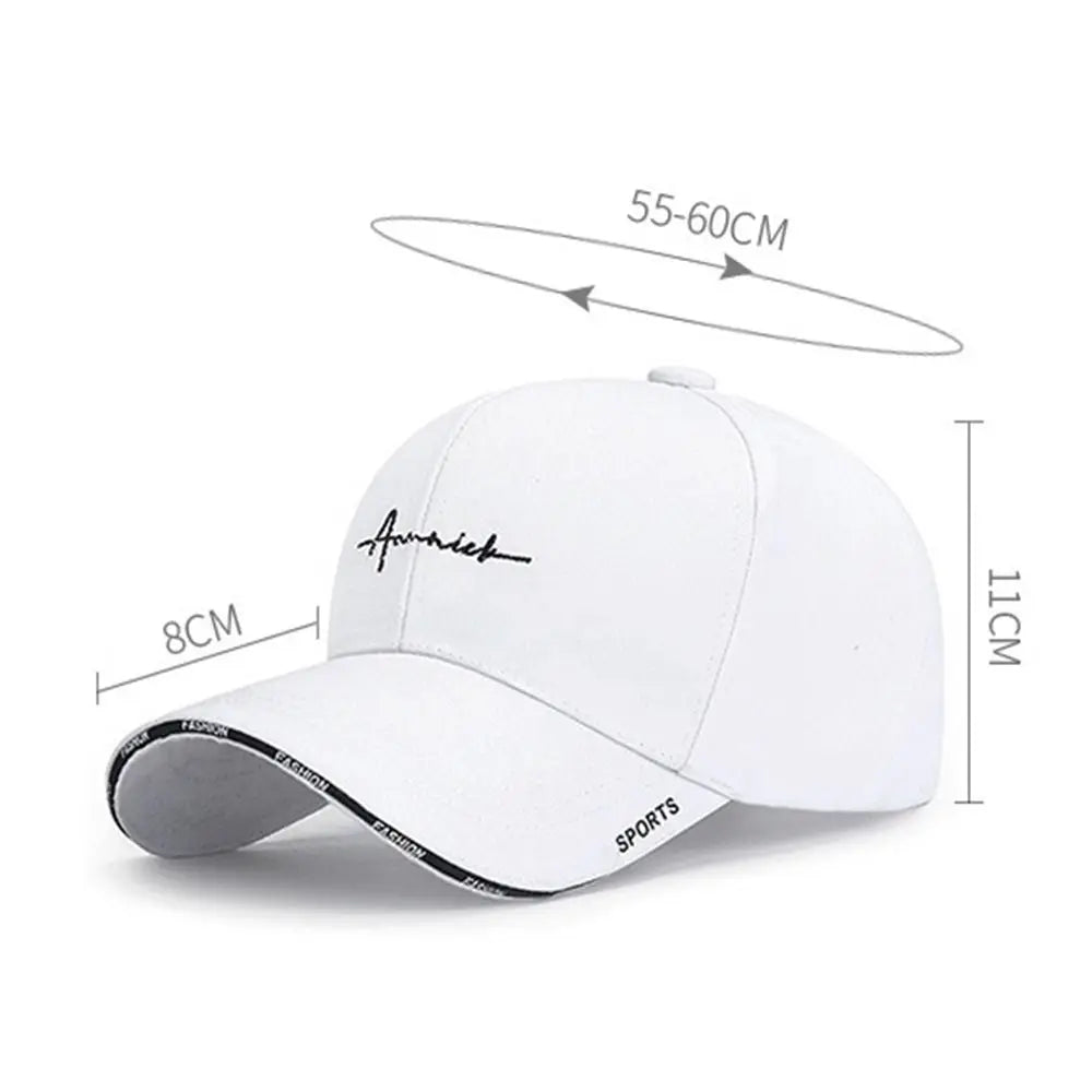 Breathable Sun Hats Cotton Solid Color Baseball Cap