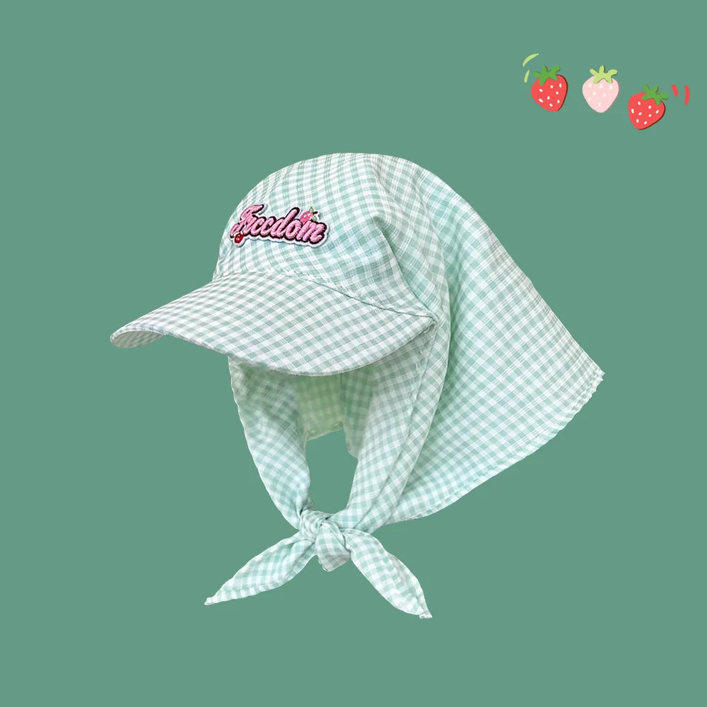 Women's Sunshade Hats Outdoor Beach Head Scarfs