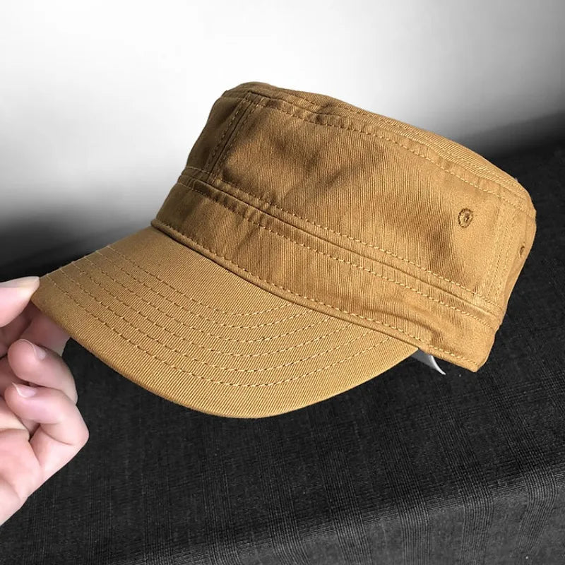 Unisex Pure Cotton Military Hats