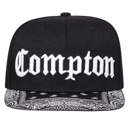 Unisex Compton Letter Embroidery Hip-hop Hats Spring Autumn