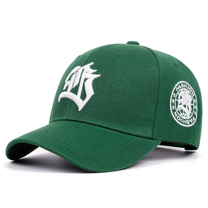 2026 New Creative Skateboard Hat Gothic Letter Embroidered Hip-Hop Hat
