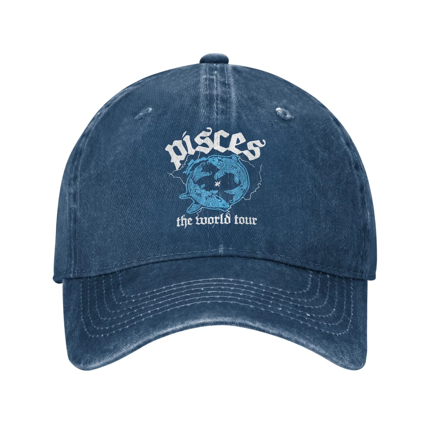 James Arthur Pisces World Tour Baseball Cap Sun  Running Hippie Washed Hip Hop Hats Men Adult Baseball Caps