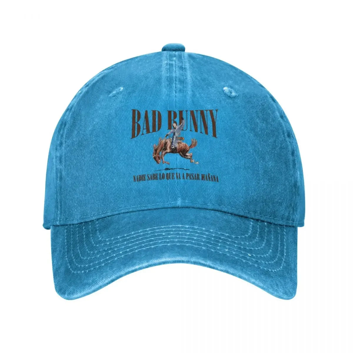 Tour Bad Bunny Nadie Sabe Baseball Caps Retro Distressed Washed Music Sun Cap