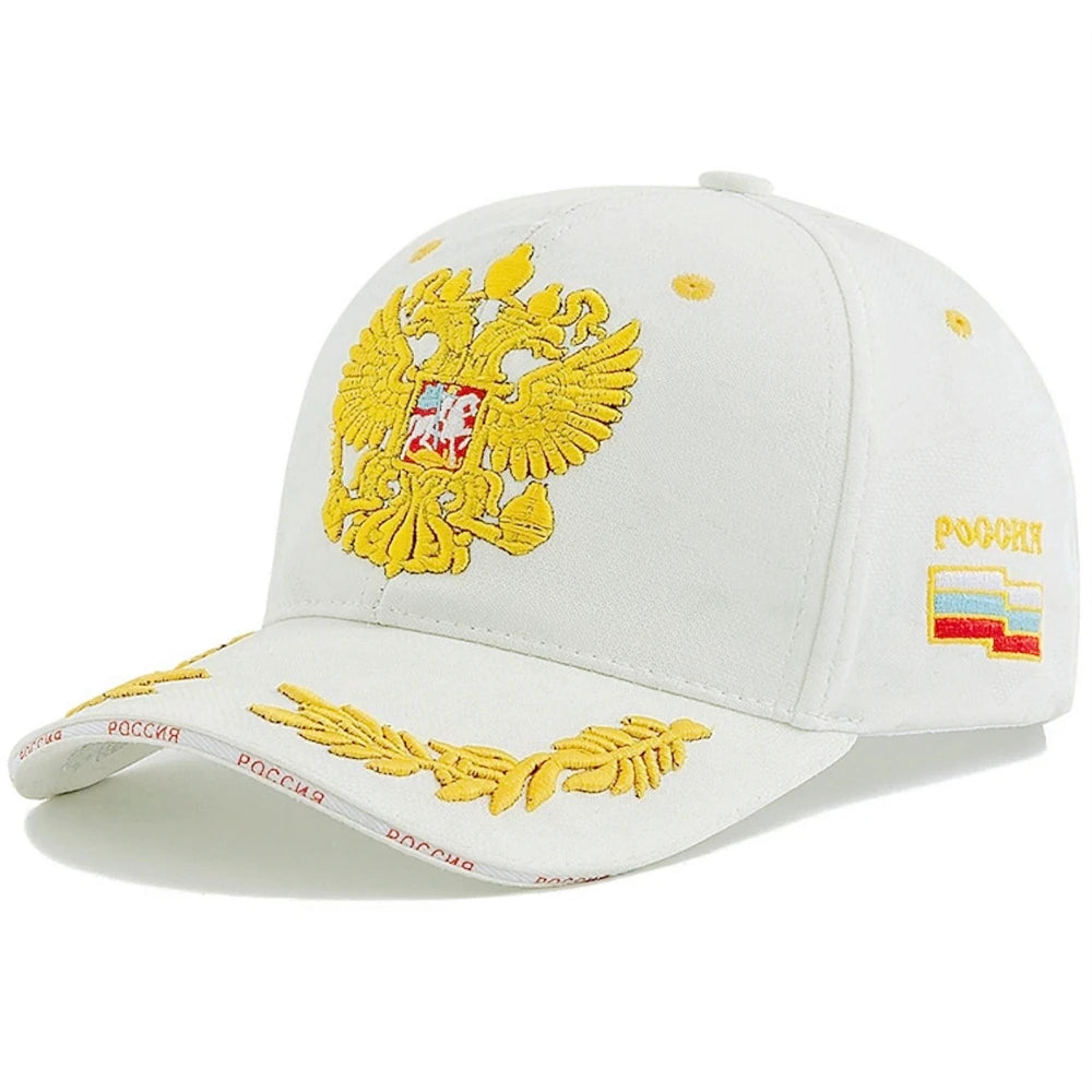 Unisex Caps Russian Double-Headed Eagle Flag Emblem Embroidery Baseball Cap For Men Women