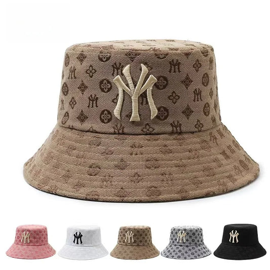 Unisex Letter Embroidery Fisherman Hat Women