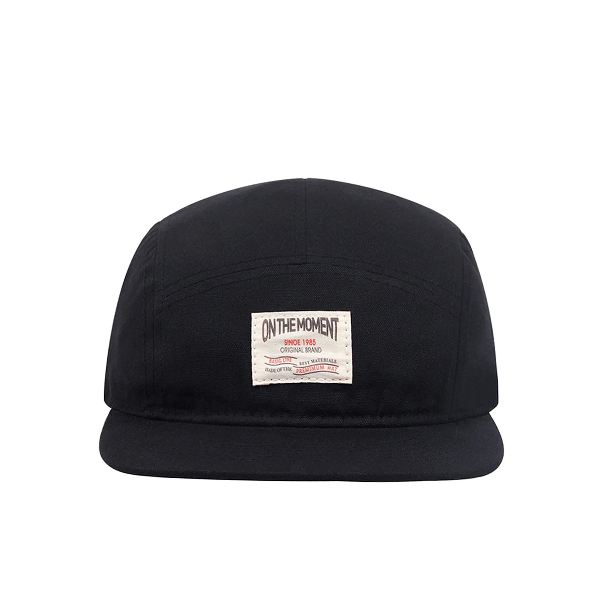 On The Moment Cotton 5 Panel Baseball Cap Snapback Caps Bone Gorras