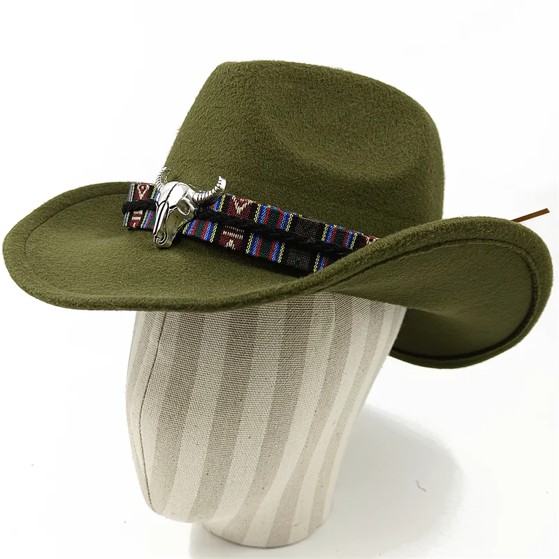 White Cowboy Hat New Jazz Top Cowboy Head Accessories Cowboy Hat
