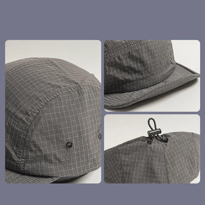 Summer Quick-Dry Breathable Baseball Cap Short Visor Outdoor
