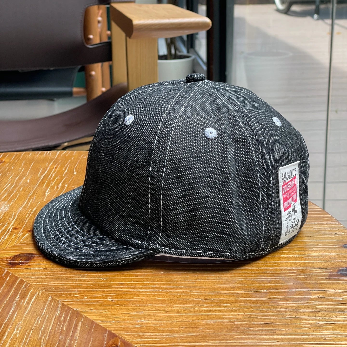 Denim Short Brim Tooling Baseball Cap Sports Hip Hop