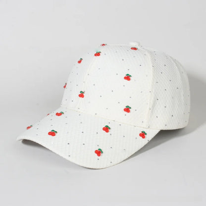 Mesh-Like Rhinestone Baseball Cap