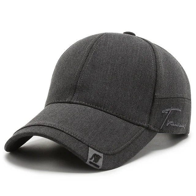 High Quality Solid Baseball Cap  Men's Outdoor Cotton Cap