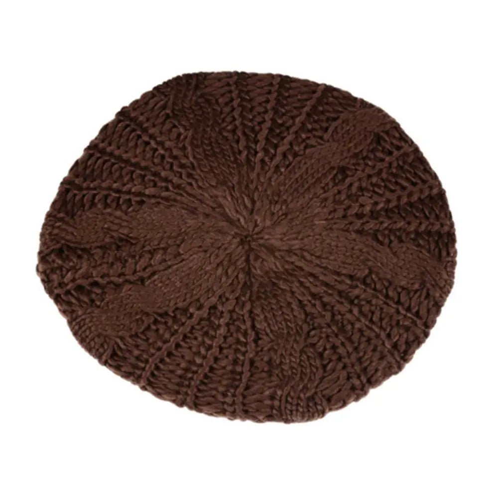 Winter Warm Vintage Ribbed French Artist Cap Painter Hat