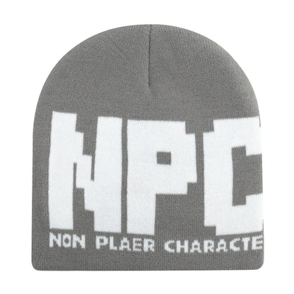 Y2k Letter Butter Knit Hats Skullies Beanies Autumn Winter Warm Hat