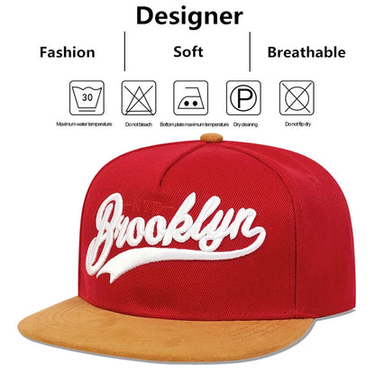 Unisex Brooklyn Embroidery Hip-hop Hats Outdoor Casual Baseball Caps