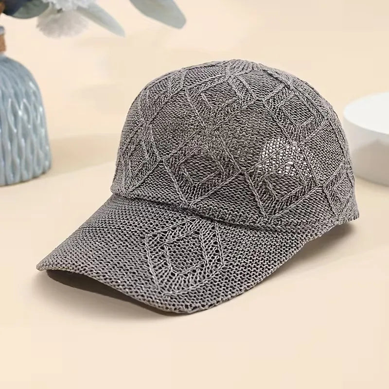 Women Baseball Cap Summer Breathable Mesh Sun Hat