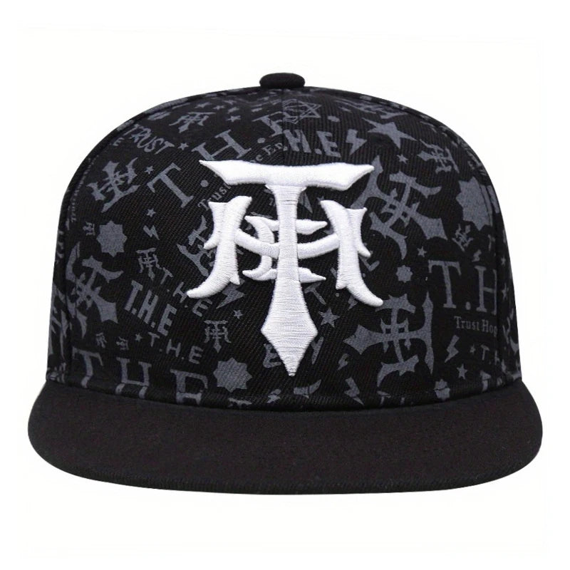 Fashion Baseball Hat T Embroidery Graffiti Street Hip Hop Hat