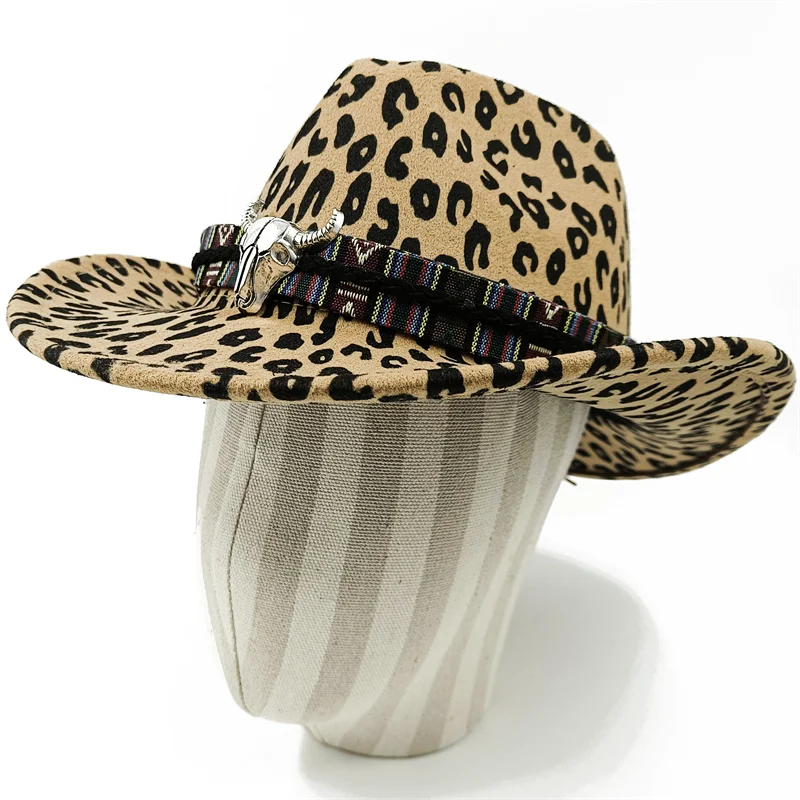 White Cowboy Hat New Jazz Top Cowboy Head Accessories Cowboy Hat