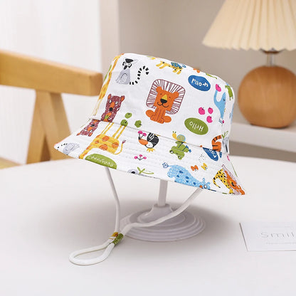 New Children Bucket Hats Panama Summer Baby Sun Hat