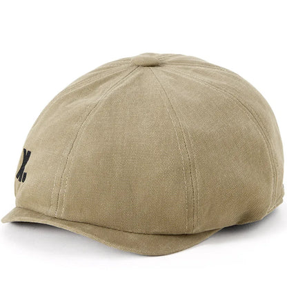 Dad Cotton Beret Male Casual Ivy Cap Lady Classical Octagonal Caps Men