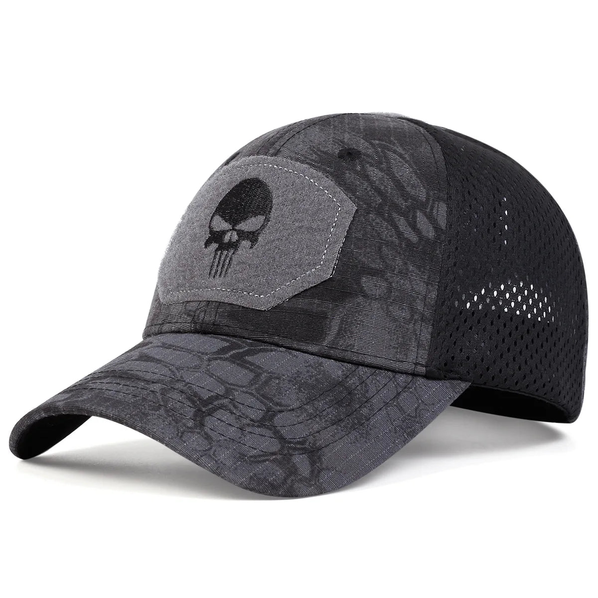 Unisex Skull Embroidered Baseball Caps Men