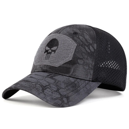 Unisex Skull Embroidered Baseball Caps Men