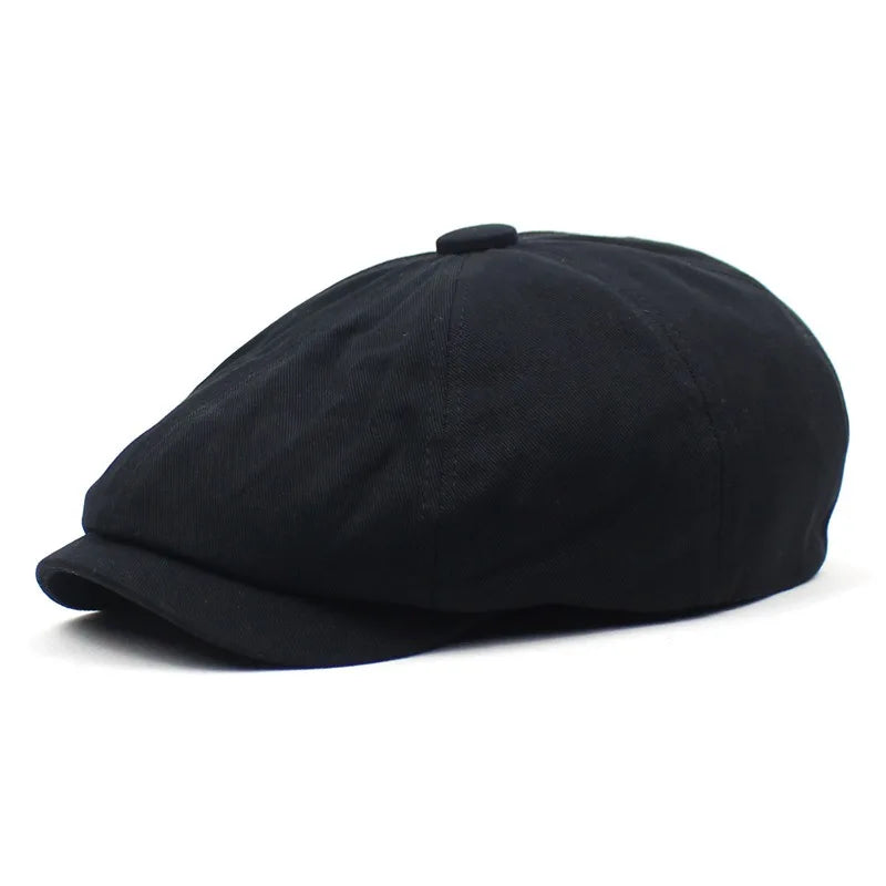 Adjustable Flat Cap Beret Irish Hats Newsboy Cap For Male Cabbie Hunting Cap